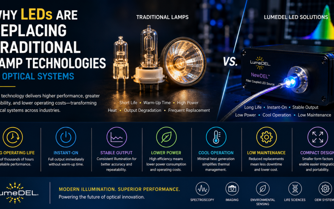 Why LEDs Are Replacing Traditional Lamp Technologies in Optical Systems